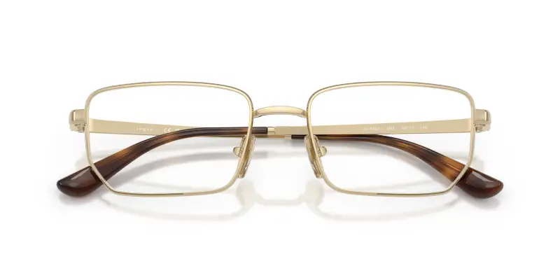 Donna VOGUE EYEWEAR VO4354 848 Montature da vista Metallo Oro Trasparente Geometrica Normale miniatura 2