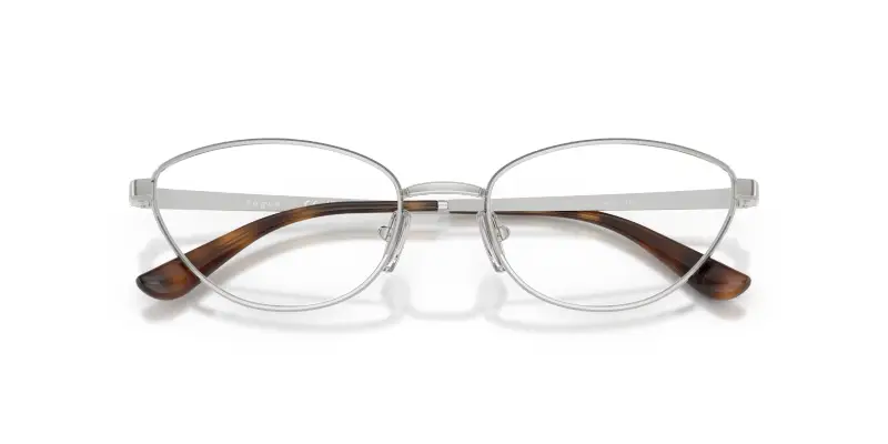 Donna VOGUE EYEWEAR VO4355 323 Montature da vista Metallo Argento Trasparente Farfalla Normale miniatura 2