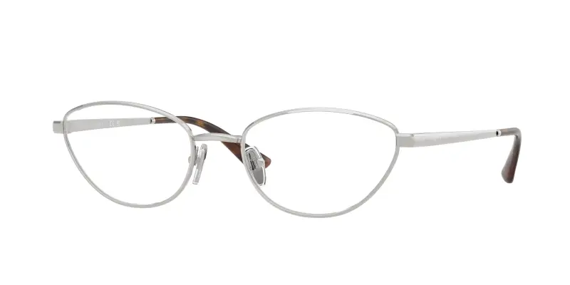 Donna VOGUE EYEWEAR VO4355 323 Montature da vista Metallo Argento Trasparente Farfalla Normale