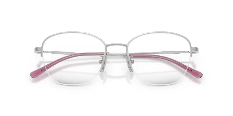 Donna VOGUE EYEWEAR VO4357D 323 Montature da vista Metallo Argento Trasparente Geometrica Normale miniatura 2