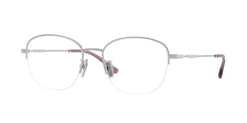 Donna VOGUE EYEWEAR VO4357D 323 Montature da vista Metallo Argento Trasparente Geometrica Normale