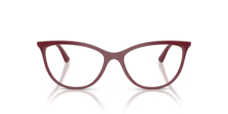 Donna VOGUE EYEWEAR VO5239 2875 Montature da vista Iniettato Rosso Trasparente Cat Eye Normale miniatura 3