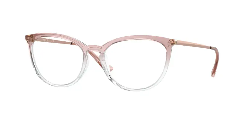 Donna VOGUE EYEWEAR VO5276 3034 Montature da vista Iniettato Rosa Cat Eye Normale