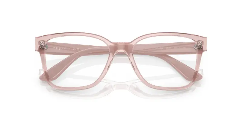 Donna VOGUE EYEWEAR VO5452 2942 Montature da vista Iniettato Rosa Trasparente Squadrata Normale miniatura 2