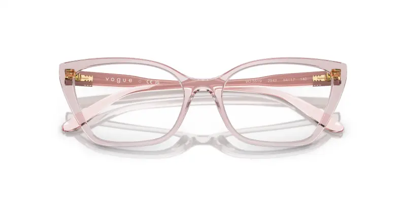 Donna VOGUE EYEWEAR VO5519 2942 Montature da vista Nylon Rosa Cat Eye Normale miniatura 2