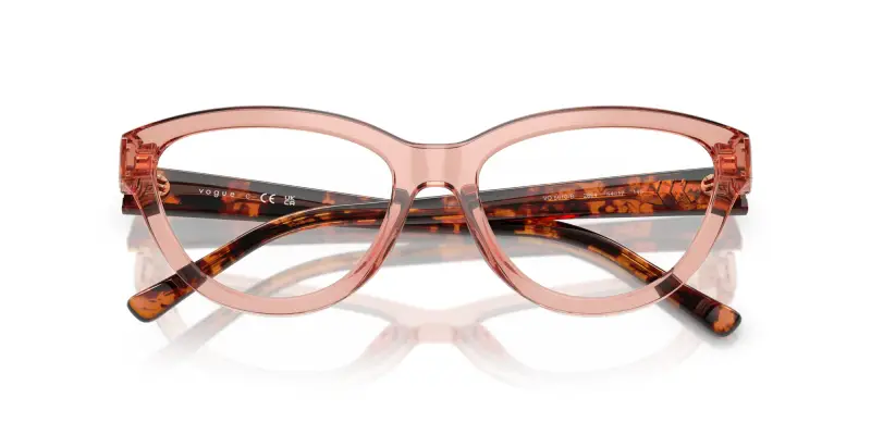 Donna VOGUE EYEWEAR VO5610B 2864 Montature da vista Nylon Rosa Cat Eye Normale miniatura 2