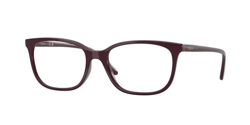 Donna VOGUE EYEWEAR VO5621 3284 Montature da vista Nylon Rosso Trasparente Pillow Normale