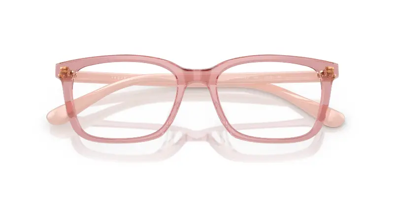 Donna VOGUE EYEWEAR VO5643D 2921 Montature da vista Acetato Rosa Trasparente Pillow Normale miniatura 2