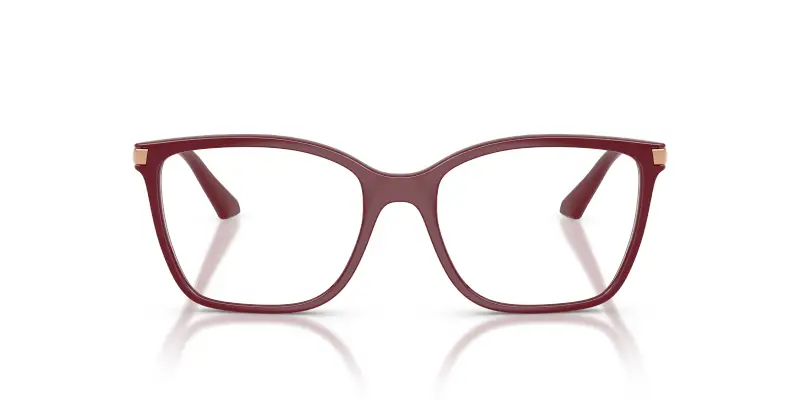 Donna VOGUE EYEWEAR VO5654 2875 Montature da vista Nylon Rosso Trasparente Squadrata Normale miniatura 3