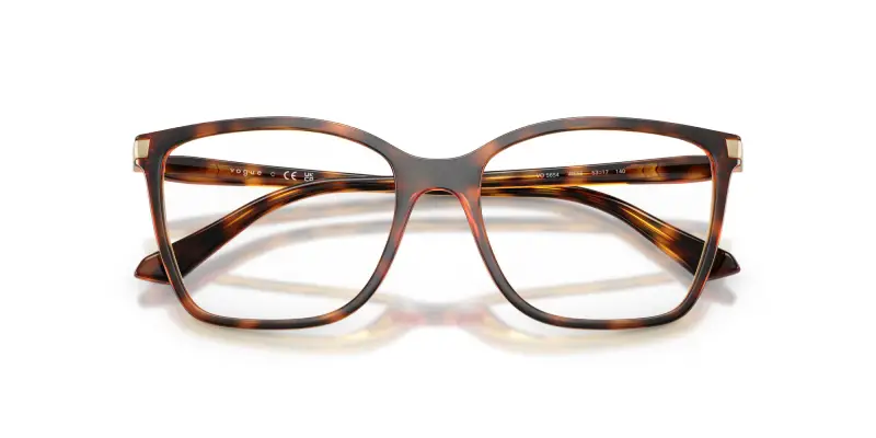 Donna VOGUE EYEWEAR VO5654 W656 Montature da vista Nylon Marrone Squadrata Normale miniatura 2