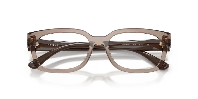 Donna VOGUE EYEWEAR VO5689 2940 Montature da vista Nylon Marrone Trasparente Pillow Normale miniatura 2