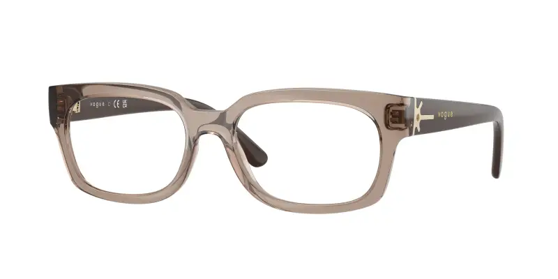 Donna VOGUE EYEWEAR VO5689 2940 Montature da vista Nylon Marrone Trasparente Pillow Normale