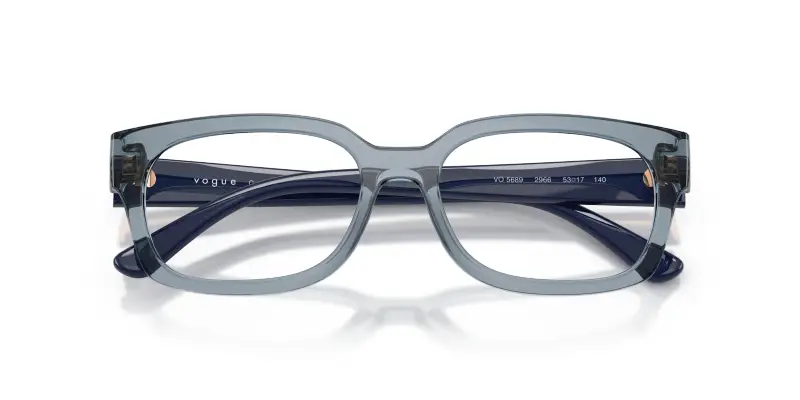 Donna VOGUE EYEWEAR VO5689 2966 Montature da vista Nylon Blu Trasparente Pillow Normale miniatura 2