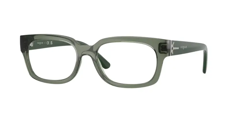 Donna VOGUE EYEWEAR VO5689 3086 Montature da vista Nylon Verde Trasparente Pillow Normale