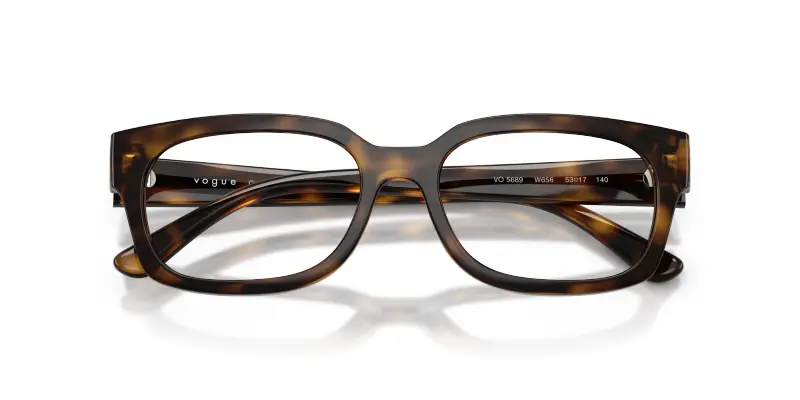 Donna VOGUE EYEWEAR VO5689 W656 Montature da vista Nylon Marrone Trasparente Pillow Normale miniatura 2