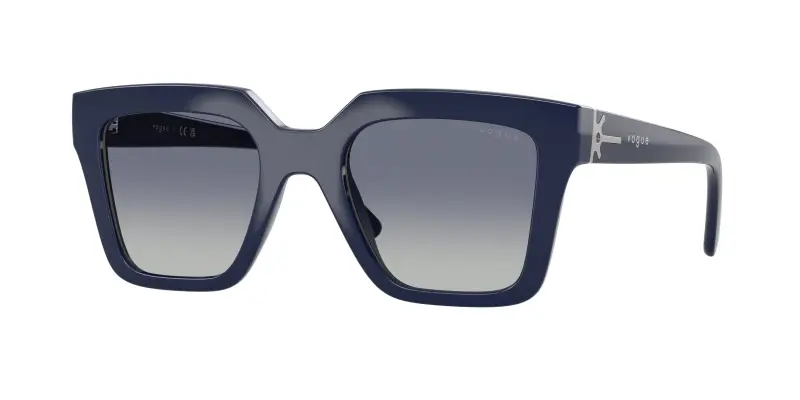 Donna VOGUE EYEWEAR VO5690S 22884L Occhiali da sole Nylon Blu Blu Squadrata Normale Sfumato