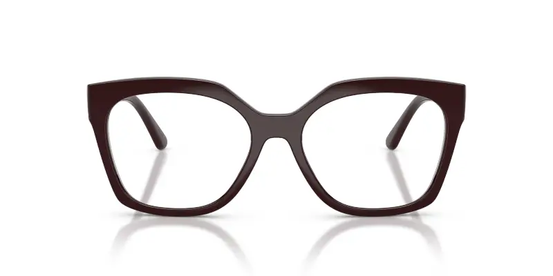 Donna VOGUE EYEWEAR VO5691 3288 Montature da vista Nylon Rosso Trasparente Squadrata Normale miniatura 3