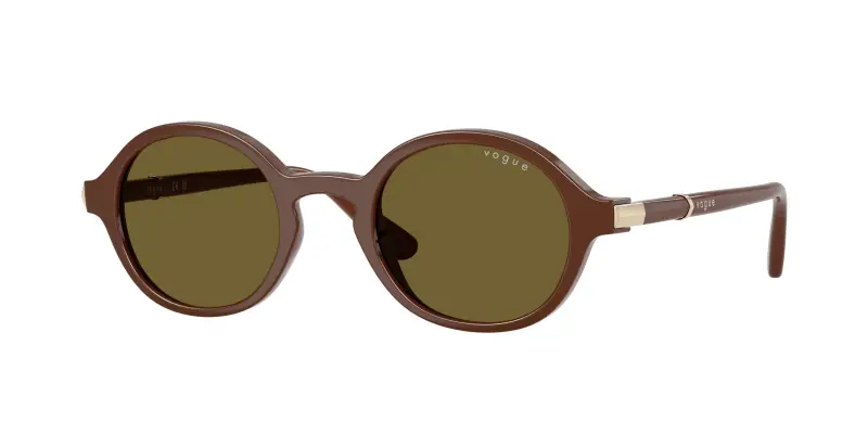 Donna VOGUE EYEWEAR VO5692S 329673 Occhiali da sole Nylon Marrone Marrone Rotonda Normale
