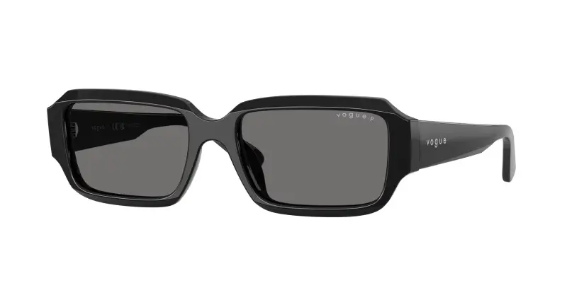 Donna VOGUE EYEWEAR VO5693SU W44/81 Occhiali da sole Acetato Nero Grigio Squadrata Polarizzata