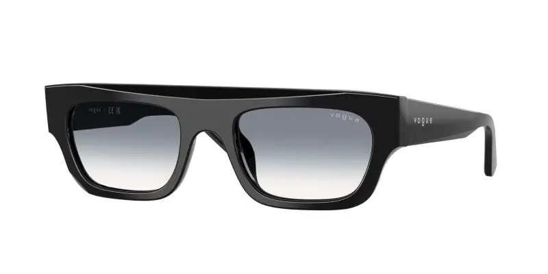 Donna VOGUE EYEWEAR VO5694SU W44/79 Occhiali da sole Acetato Nero Blu Squadrata Normale Sfumato