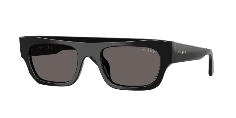 Donna VOGUE EYEWEAR VO5694SU W44/87 Occhiali da sole Acetato Nero Grigio Squadrata Normale