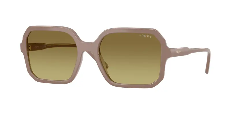 Donna VOGUE EYEWEAR VO5696S 32722A Occhiali da sole Nylon Marrone Verde Squadrata Normale Sfumato