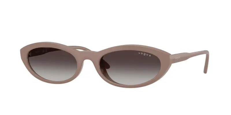 Donna VOGUE EYEWEAR VO5697SU 32728G Occhiali da sole Nylon Marrone Grigio Rotonda Normale Sfumato