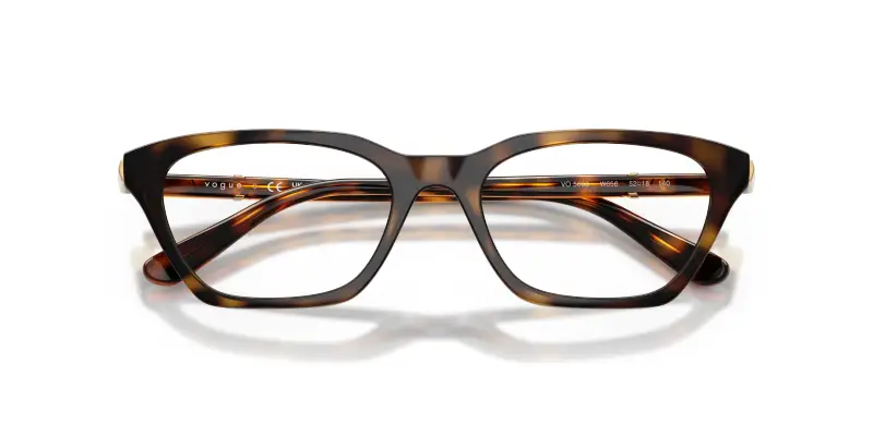 Donna VOGUE EYEWEAR VO5698 W656 Montature da vista Nylon Marrone Trasparente Cat Eye Normale miniatura 2