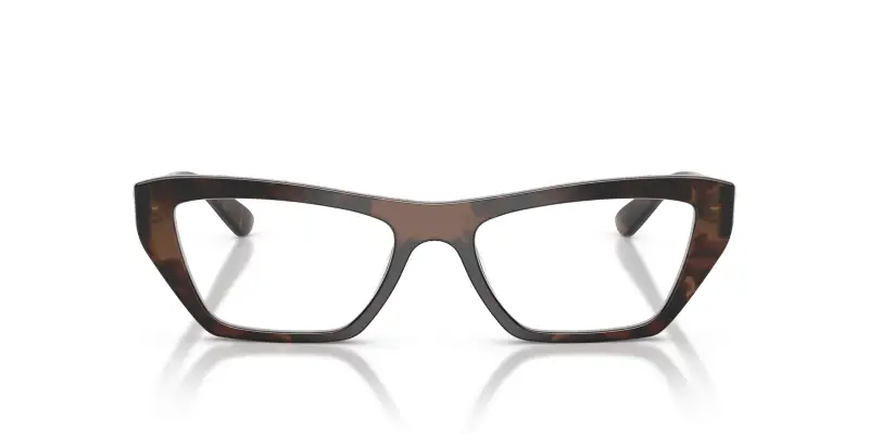 Donna VOGUE EYEWEAR VO5701U 3279 Montature da vista Acetato Marrone Trasparente Cat Eye Normale miniatura 3