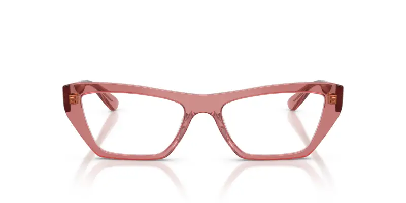 Donna VOGUE EYEWEAR VO5701U 3290 Montature da vista Acetato Rosa Trasparente Cat Eye Normale miniatura 3