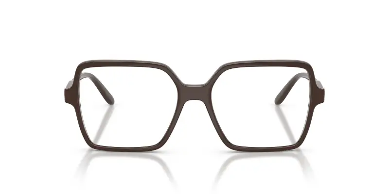 Donna VOGUE EYEWEAR VO5702 2252 Montature da vista Nylon Marrone Trasparente Squadrata Normale miniatura 3