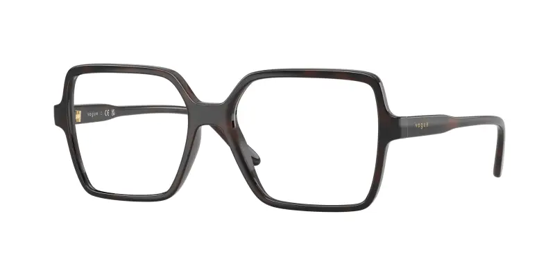 Donna VOGUE EYEWEAR VO5702 2386 Montature da vista Nylon Marrone Trasparente Squadrata Normale