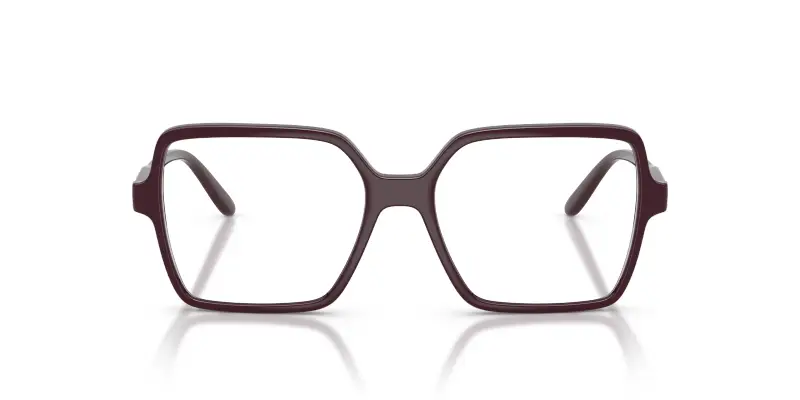 Donna VOGUE EYEWEAR VO5702 3284 Montature da vista Nylon Rosso Trasparente Squadrata Normale miniatura 3