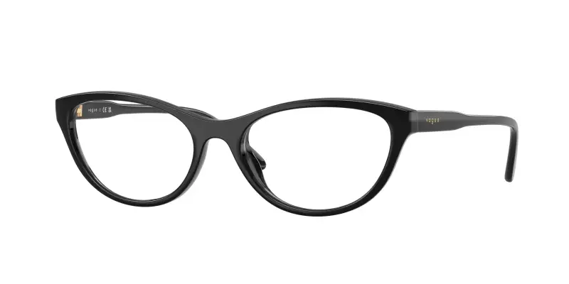 Donna VOGUE EYEWEAR VO5703U W44 Montature da vista Nylon Nero Trasparente Rotonda Normale