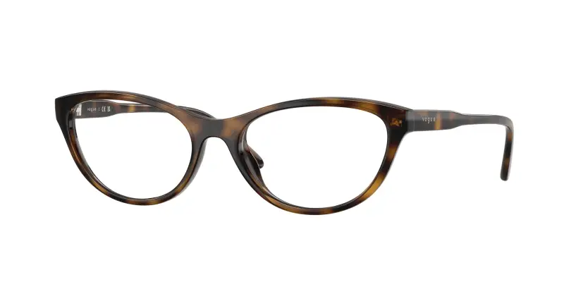 Donna VOGUE EYEWEAR VO5703U W656 Montature da vista Nylon Marrone Trasparente Rotonda Normale