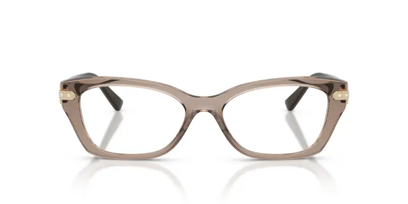 Donna VOGUE EYEWEAR VO5704B 2940 Montature da vista Nylon Marrone Trasparente Cat Eye Normale miniatura 3