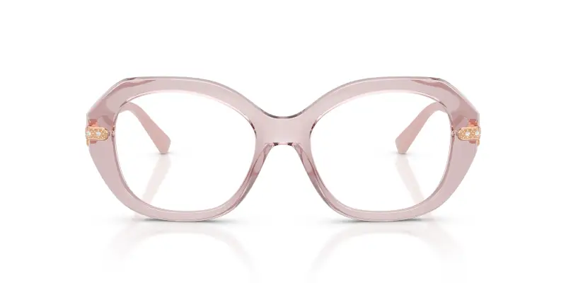 Donna VOGUE EYEWEAR VO5705B 2942 Montature da vista Nylon Rosa Trasparente Geometrica Normale miniatura 3