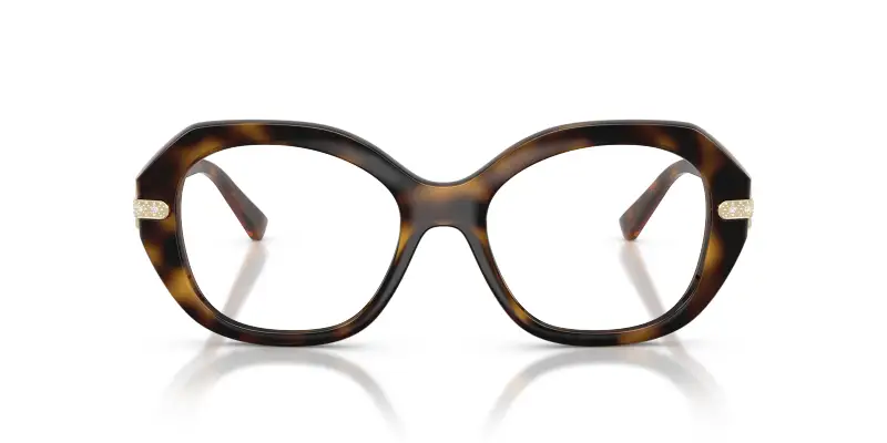 Donna VOGUE EYEWEAR VO5705B W656 Montature da vista Nylon Marrone Trasparente Geometrica Normale miniatura 3