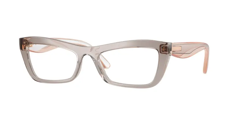 Donna VOGUE EYEWEAR VO5710 3301 Montature da vista Nylon Grigio Trasparente Cat Eye Normale