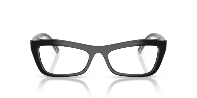 Donna VOGUE EYEWEAR VO5710 W44 Montature da vista Nylon Nero Trasparente Cat Eye Normale miniatura 3