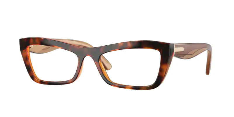 Donna VOGUE EYEWEAR VO5710 W656 Montature da vista Nylon Marrone Trasparente Cat Eye Normale