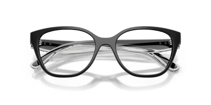 Donna VOGUE EYEWEAR VO5712 W44 Montature da vista Nylon Nero Trasparente Pantos Normale miniatura 2