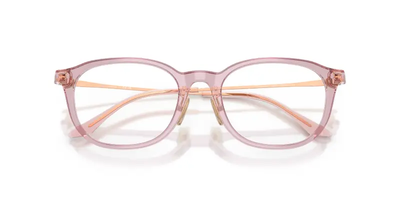 Donna VOGUE EYEWEAR VO5713D 2980 Montature da vista Acetato Viola Trasparente Geometrica Normale miniatura 2