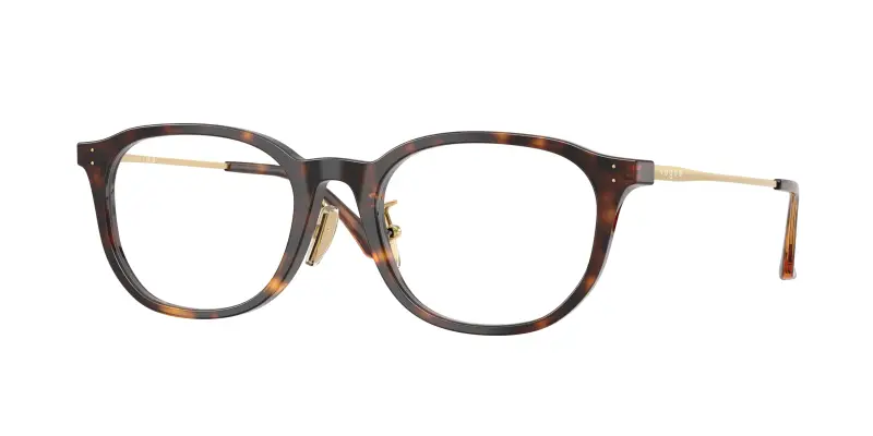 Donna VOGUE EYEWEAR VO5713D W656 Montature da vista Acetato Marrone Trasparente Geometrica Normale