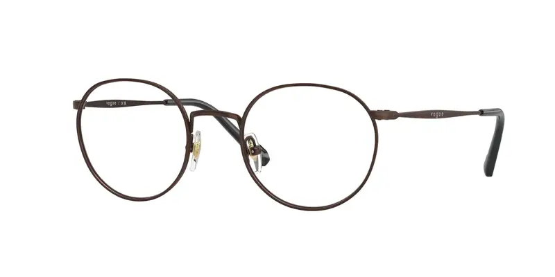 VOGUE EYEWEAR Uomo VO4183  5135 Montature da vista Metallo Bronzo Trasparente Pantos Normale