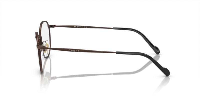 VOGUE EYEWEAR Uomo VO4183 5135 Montature da vista Metallo Bronzo Trasparente Pantos Normale miniatura 3