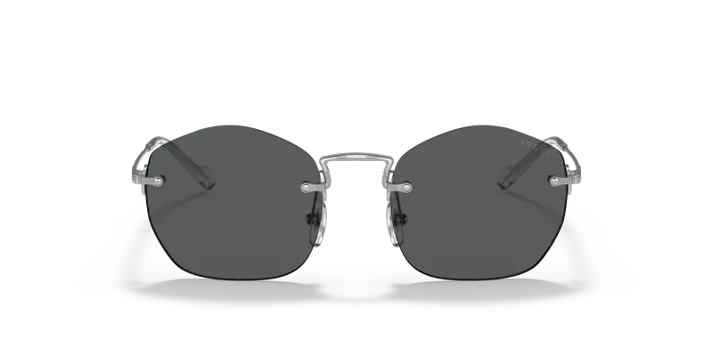 VOGUE EYEWEAR Occhiali da sole Uomo Argento 855737 miniatura 2