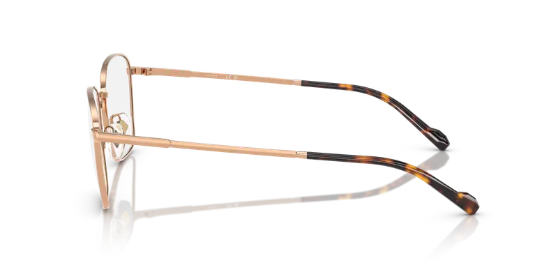 VOGUE EYEWEAR Uomo VO4321 5152 Montature da vista Metallo Oro Trasparente Pillow Normale miniatura 3