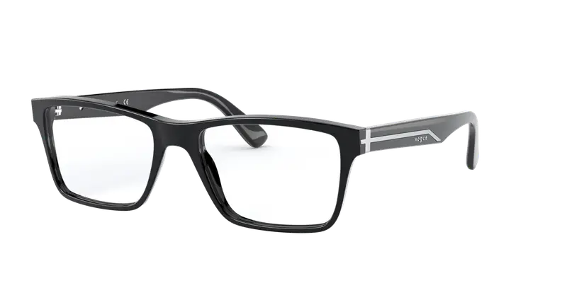 VOGUE EYEWEAR Uomo VO5314 W44 Montature da vista Plastica Nero  Squadrata