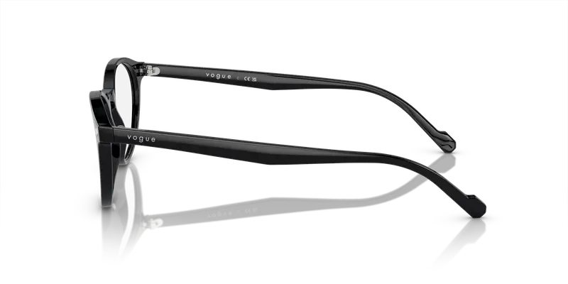 VOGUE EYEWEAR Uomo VO5326 W44 Montature da vista Acetato Nero Rotonda miniatura 3